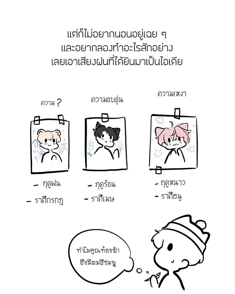 ฤดูฝนของฉันกับนาย ตอนที่ พูดคุยกับนักเขียน รูปที่ 4